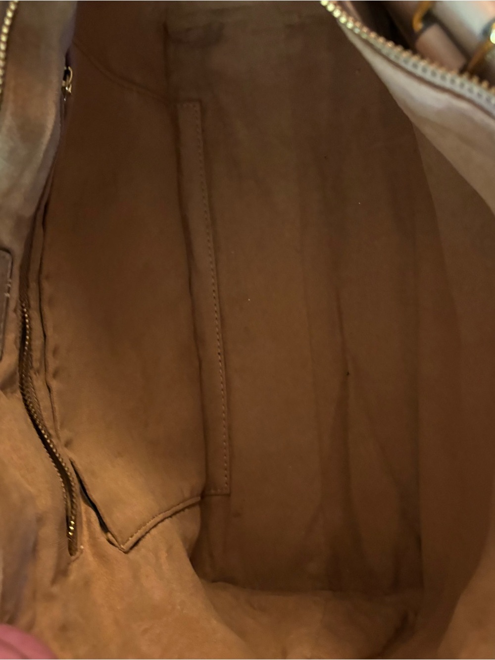Taupe Luxury Shoulder Bag - Picture 9 of 16